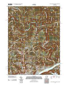 East Liverpool North 2011 topographic map thumbnail