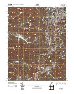 Oak Hill 2011 topographic map thumbnail