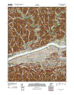 Huntington 2011 topographic map thumbnail