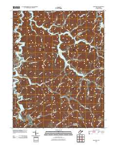 Roanoke 2010 topographic map thumbnail