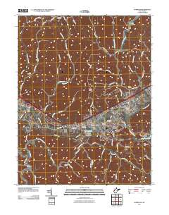Hurricane 2011 topographic map thumbnail