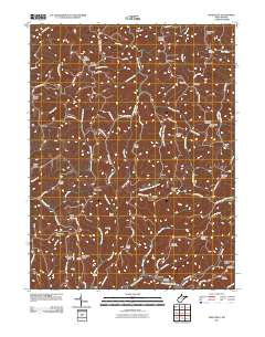 Wileyville 2011 topographic map thumbnail