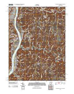 Steubenville East 2010 topographic map thumbnail