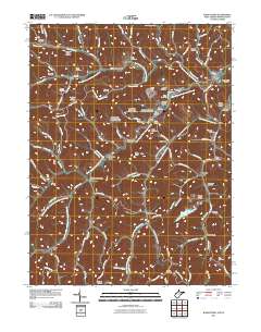 Wadestown 2011 topographic map thumbnail