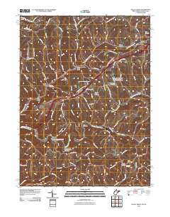 Valley Grove 2010 topographic map thumbnail