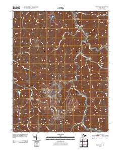 Whitesville 2011 topographic map thumbnail