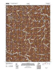 Trace 2011 topographic map thumbnail