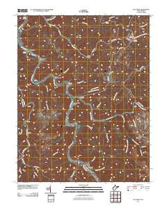 Sylvester 2011 topographic map thumbnail