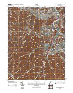 South Parkersburg 2010 topographic map thumbnail