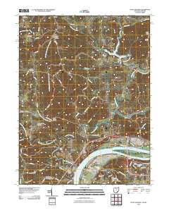 Little Hocking 2010 topographic map thumbnail