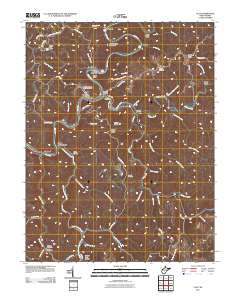 Clay 2011 topographic map thumbnail