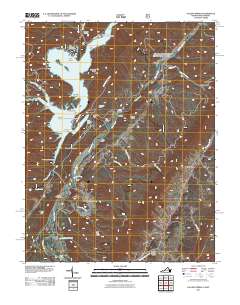 Falling Spring 2011 topographic map thumbnail
