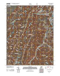 Harman 2011 topographic map thumbnail