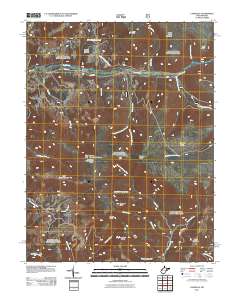 Laneville 2011 topographic map thumbnail