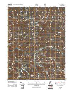 Nettie 2011 topographic map thumbnail
