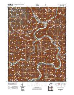 Rowlesburg 2011 topographic map thumbnail