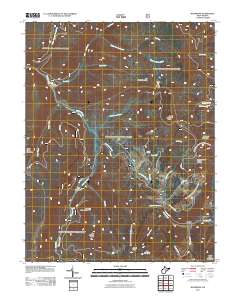 Woodrow 2011 topographic map thumbnail