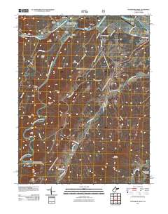 Petersburg West 2011 topographic map thumbnail