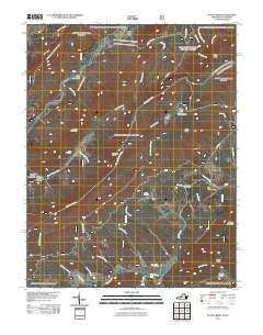 Potts Creek 2011 topographic map thumbnail