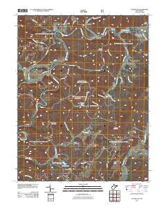 Clover Lick 2011 topographic map thumbnail