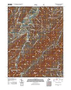 Wardensville 2011 topographic map thumbnail