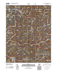 Camden On Gauley 2011 topographic map thumbnail