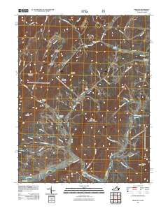 Bergton 2011 topographic map thumbnail