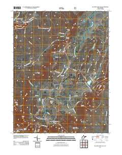 Blackwater Falls 2011 topographic map thumbnail