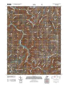 Fork Mountain 2011 topographic map thumbnail