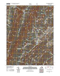 Orkney Springs 2011 topographic map thumbnail