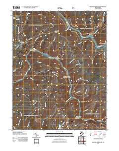 Webster Springs SW 2011 topographic map thumbnail