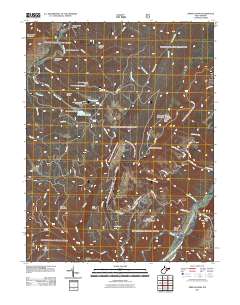 Spruce Knob 2011 topographic map thumbnail