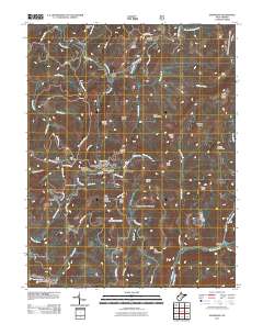 Quinwood 2011 topographic map thumbnail