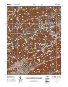 Bluefield 2011 topographic map thumbnail