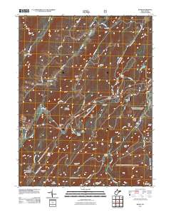Baker 2011 topographic map thumbnail