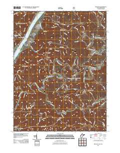 Bens Run 2011 topographic map thumbnail