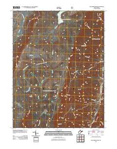 Blackbird Knob 2011 topographic map thumbnail