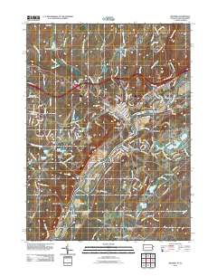 Milford 2011 topographic map thumbnail