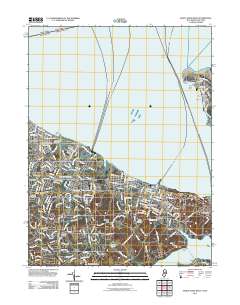 Sandy Hook West 2011 topographic map thumbnail