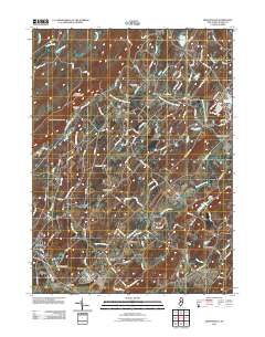 Branchville 2011 topographic map thumbnail