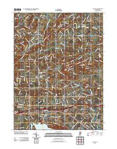 Califon 2011 topographic map thumbnail