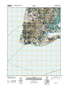 Cape May 2011 topographic map thumbnail