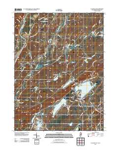 Culvers Gap 2011 topographic map thumbnail