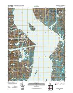 Delaware City 2011 topographic map thumbnail