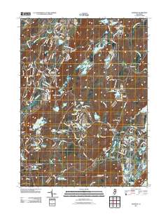 Franklin 2011 topographic map thumbnail