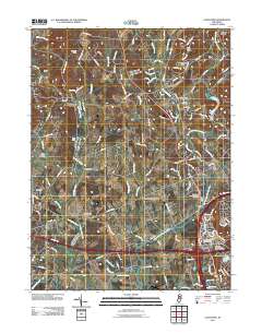 Gladstone 2011 topographic map thumbnail