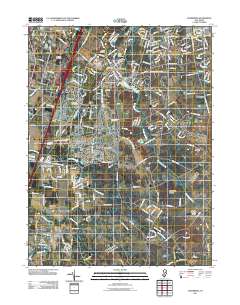 Jamesburg 2011 topographic map thumbnail