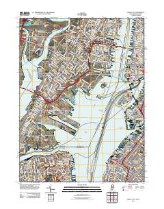 Jersey City 2011 topographic map thumbnail