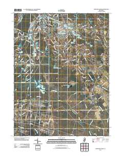 Medford Lakes 2011 topographic map thumbnail