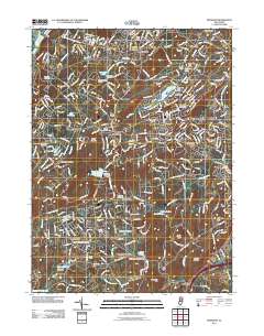 Mendham 2011 topographic map thumbnail